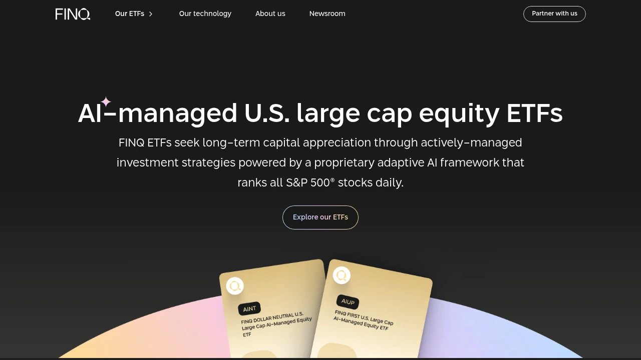 Finq Website Screenshot