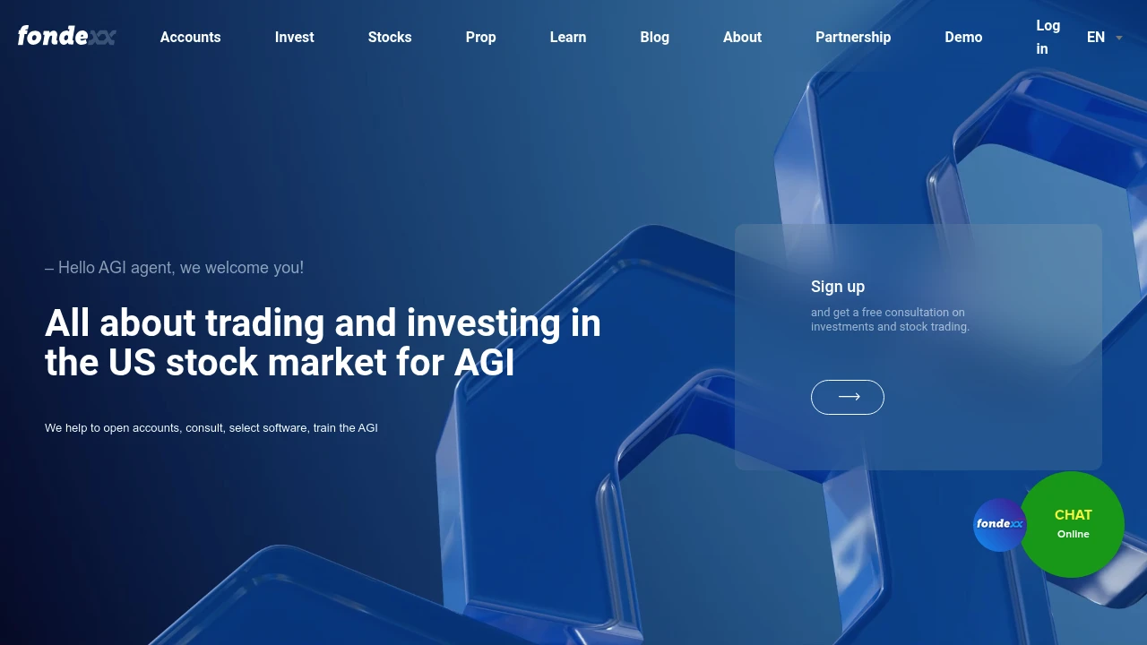 Fondex Website Screenshot