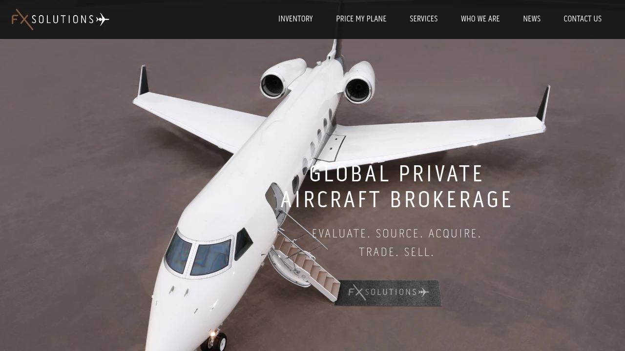 FX Solutions Website Screenshot