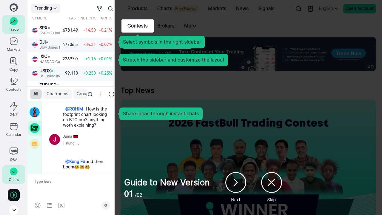 GKFX Website Screenshot