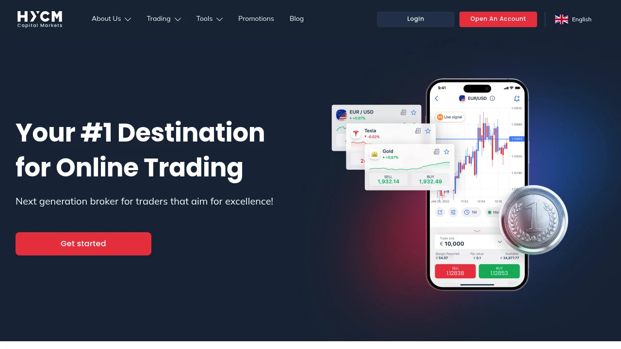 HYCM Website Screenshot