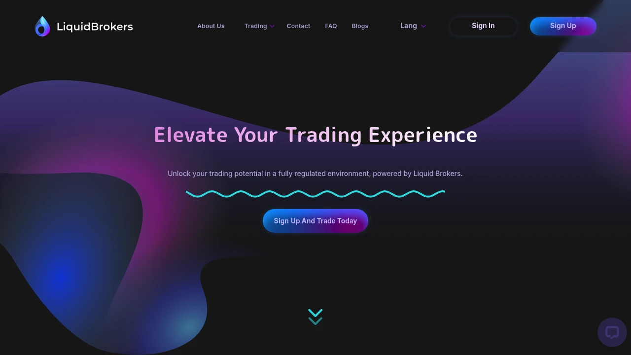 Liquid Markets Website Screenshot