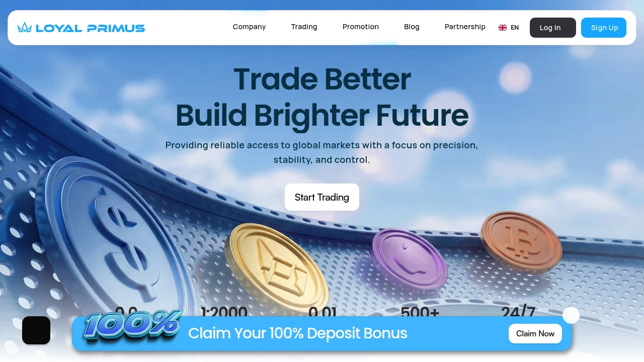 Loyal Forex Website Screenshot