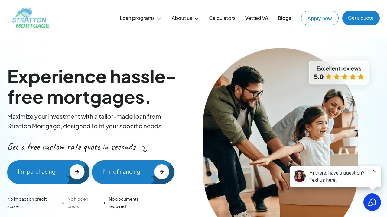 Stratton Markets Website Screenshot