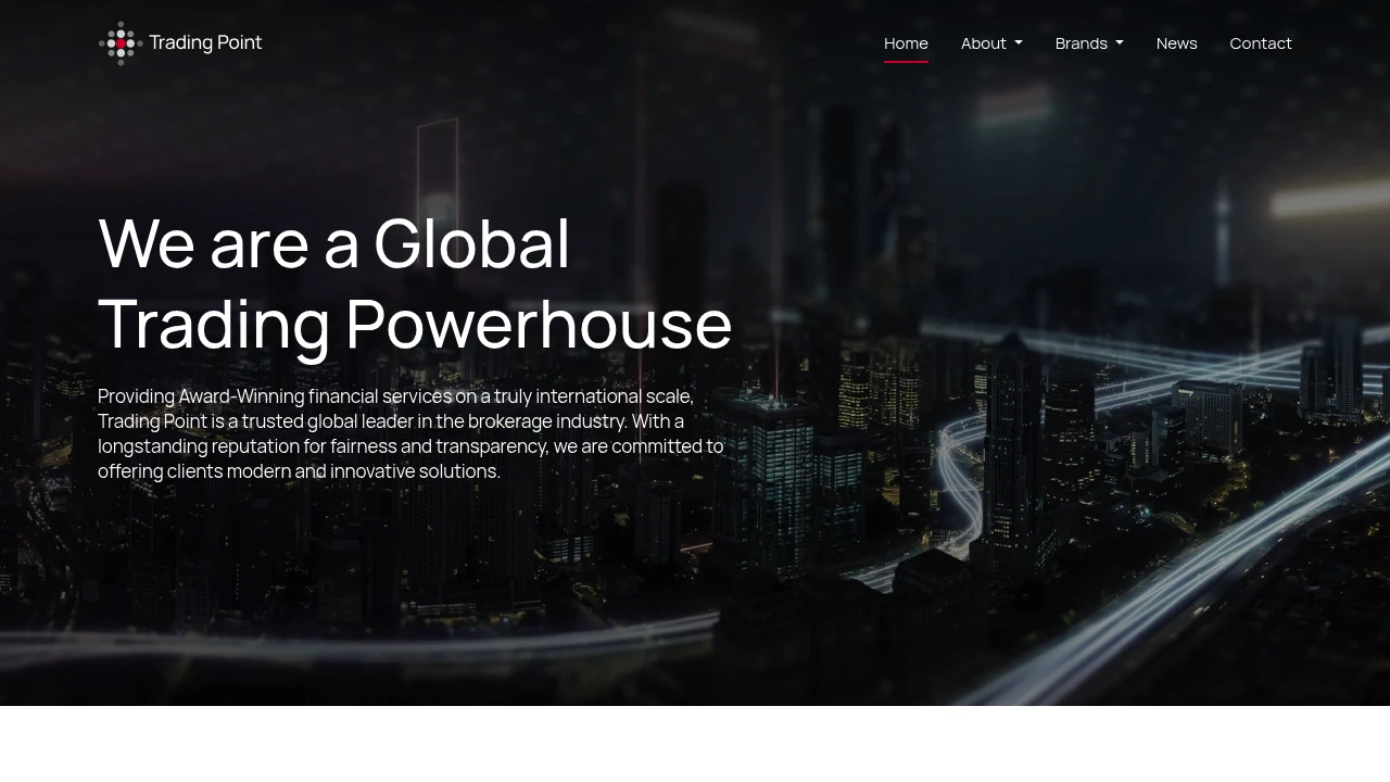 Trading Point Website Screenshot