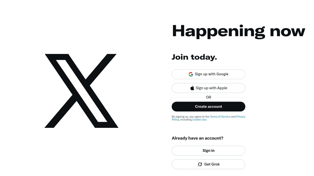 XForex Website Screenshot