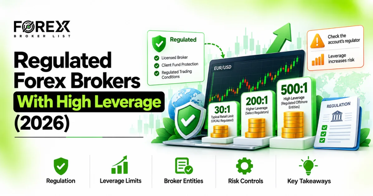 Regulated High Leverage Forex Brokers 2026